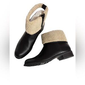 Style & Co. Black and Cream Winter Boots